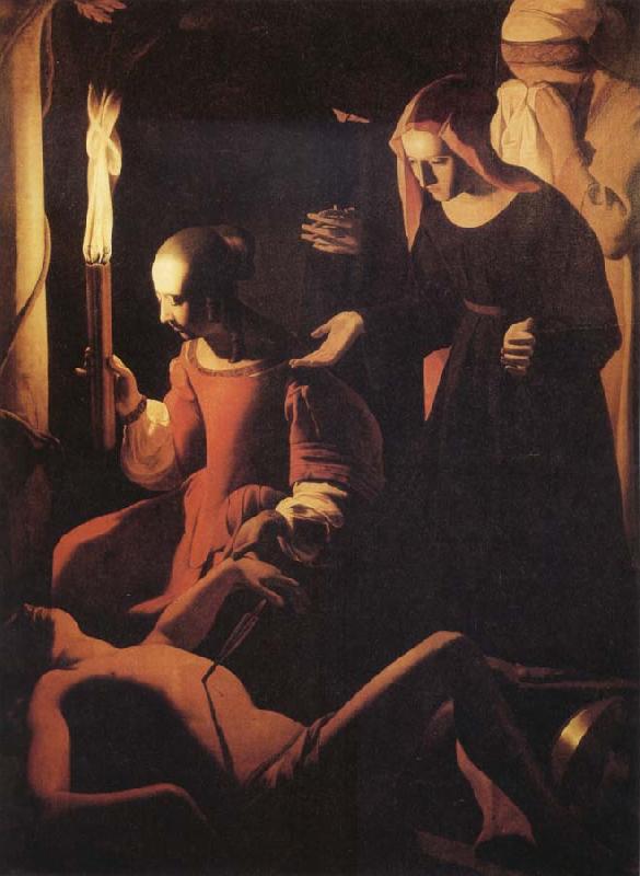 Georges de La Tour St Sebastian Attended by St Irene